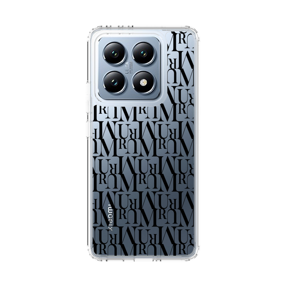 Slim Protection Case［ MURUA - Monogram - Black ］