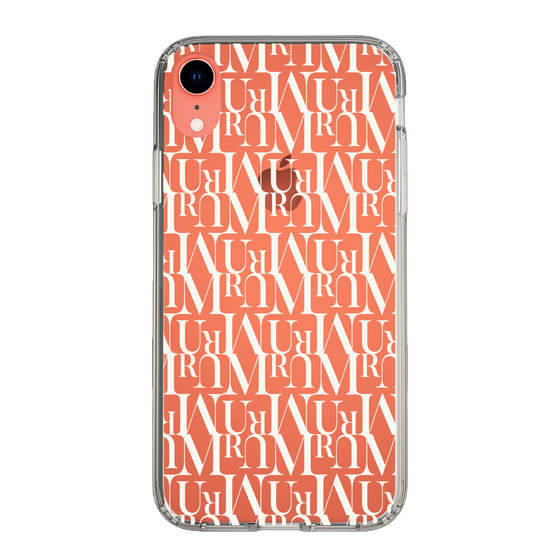 Slim Protection Case［ MURUA - Monogram - White ］