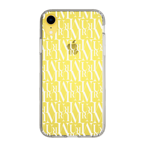 Slim Protection Case［ MURUA - Monogram - White ］