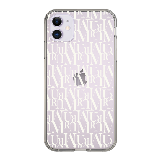 Slim Protection Case［ MURUA - Monogram - White ］