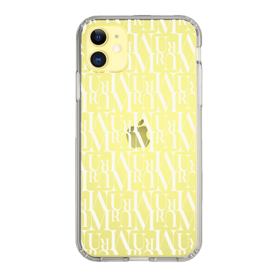 Slim Protection Case［ MURUA - Monogram - White ］