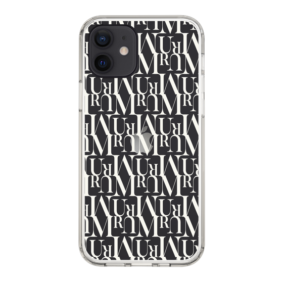Slim Protection Case［ MURUA - Monogram - White ］