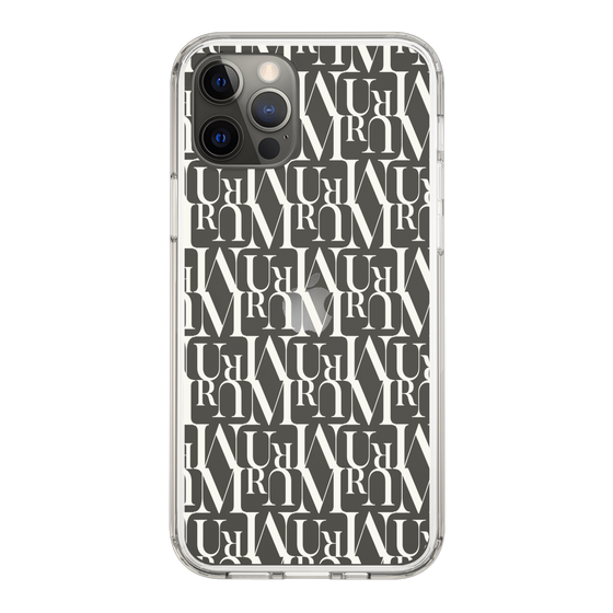 Slim Protection Case［ MURUA - Monogram - White ］