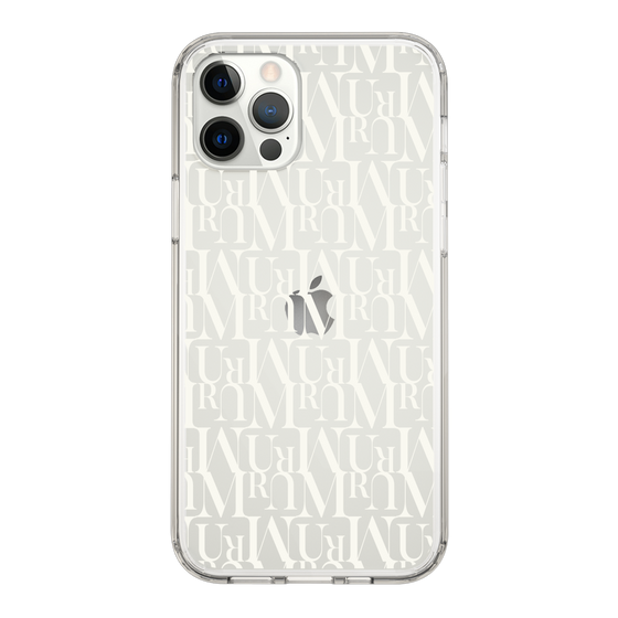 Slim Protection Case［ MURUA - Monogram - White ］