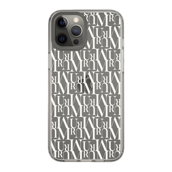 Slim Protection Case［ MURUA - Monogram - White ］