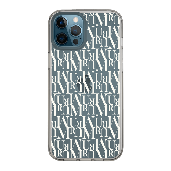 Slim Protection Case［ MURUA - Monogram - White ］