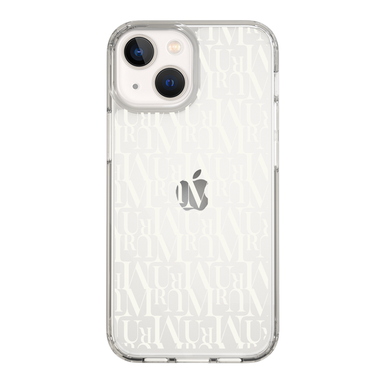 Slim Protection Case［ MURUA - Monogram - White ］