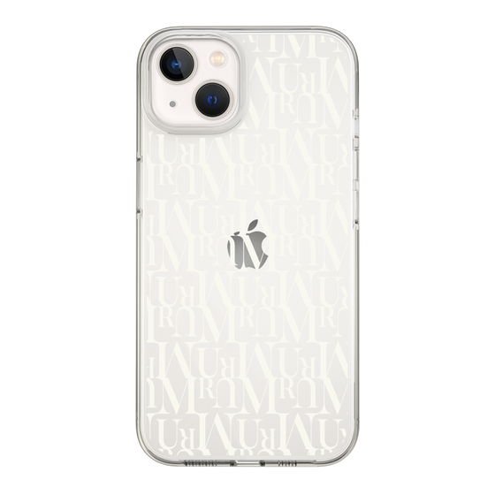Slim Protection Case［ MURUA - Monogram - White ］