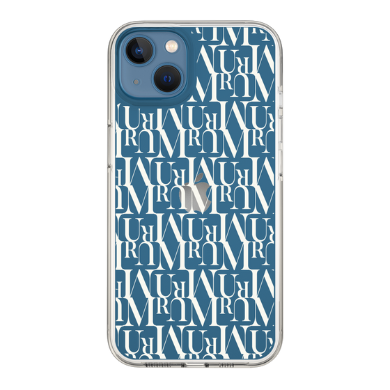 Slim Protection Case［ MURUA - Monogram - White ］