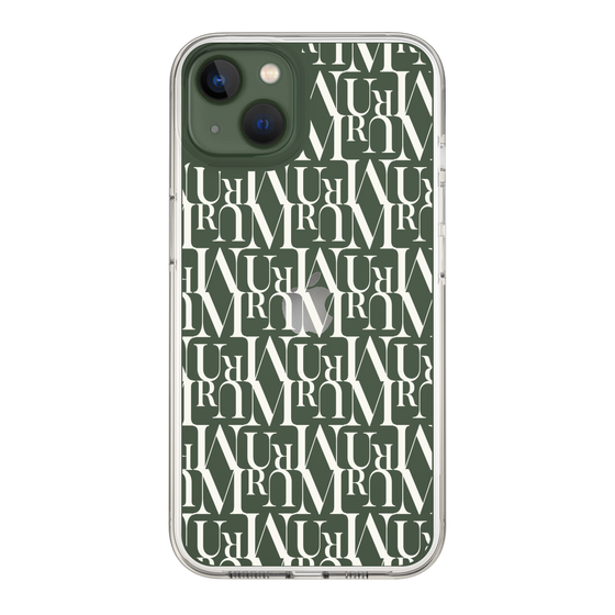 Slim Protection Case［ MURUA - Monogram - White ］