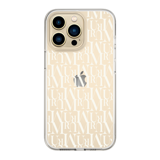 Slim Protection Case［ MURUA - Monogram - White ］