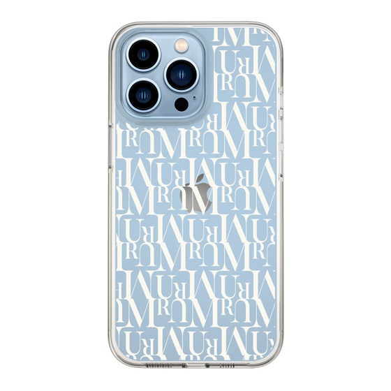 Slim Protection Case［ MURUA - Monogram - White ］