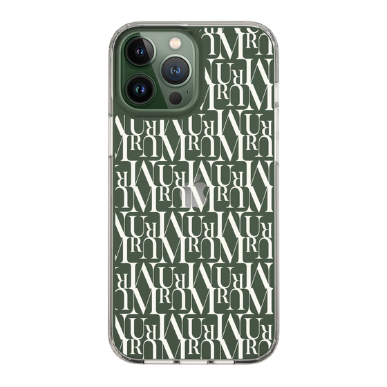 Slim Protection Case［ MURUA - Monogram - White ］