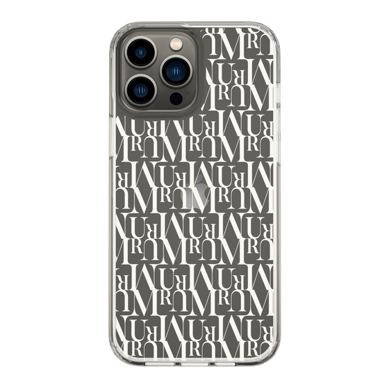 Slim Protection Case［ MURUA - Monogram - White ］