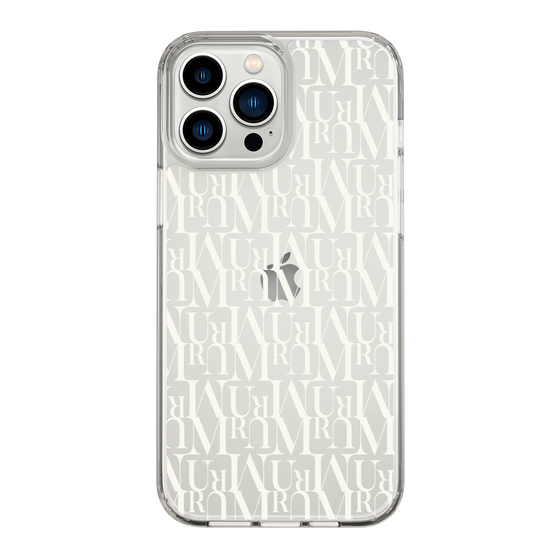 Slim Protection Case［ MURUA - Monogram - White ］