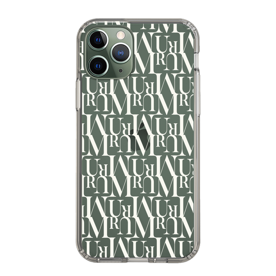 Slim Protection Case［ MURUA - Monogram - White ］