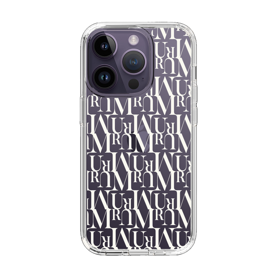 Slim Protection Case［ MURUA - Monogram - White ］