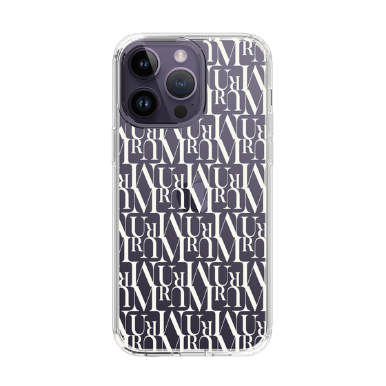 Slim Protection Case［ MURUA - Monogram - White ］