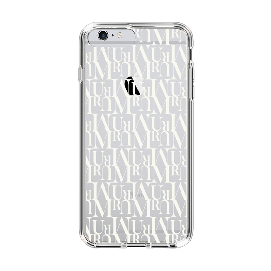 Slim Protection Case［ MURUA - Monogram - White ］