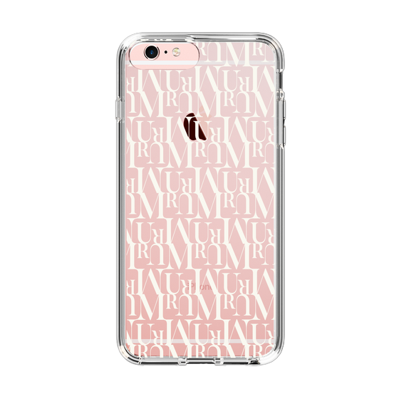 Slim Protection Case［ MURUA - Monogram - White ］