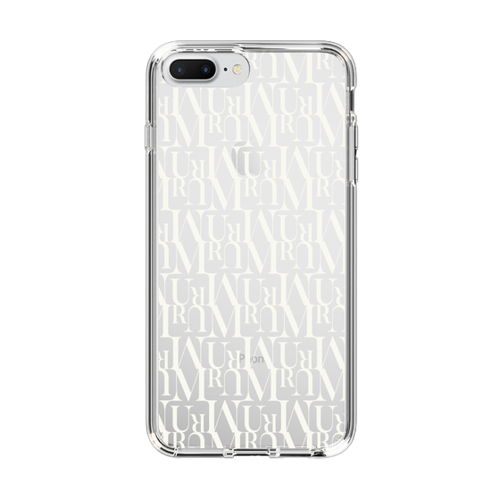Slim Protection Case［ MURUA - Monogram - White ］