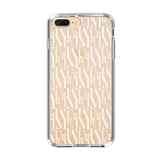Slim Protection Case［ MURUA - Monogram - White ］