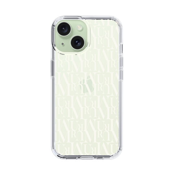 Slim Protection Case［ MURUA - Monogram - White ］