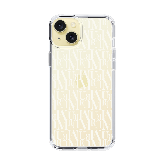 Slim Protection Case［ MURUA - Monogram - White ］