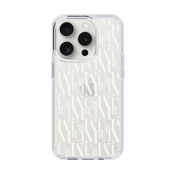 Slim Protection Case［ MURUA - Monogram - White ］