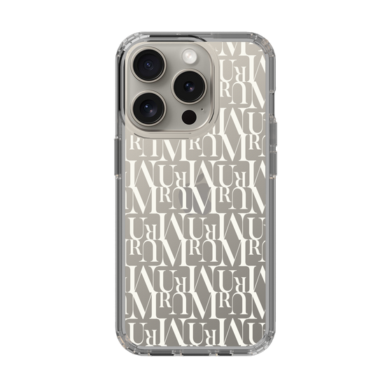 Slim Protection Case［ MURUA - Monogram - White ］