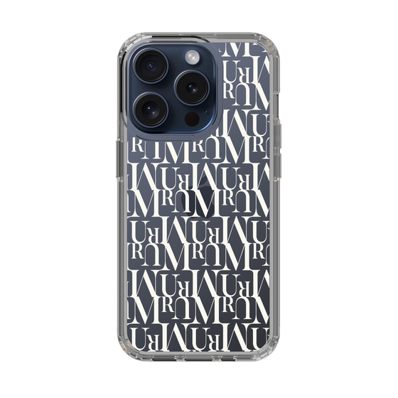 Slim Protection Case［ MURUA - Monogram - White ］