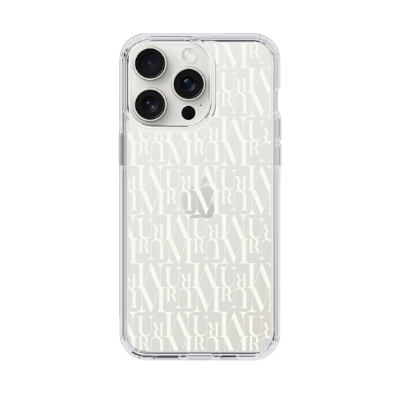 Slim Protection Case［ MURUA - Monogram - White ］