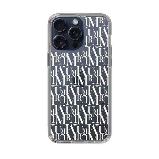 Slim Protection Case［ MURUA - Monogram - White ］