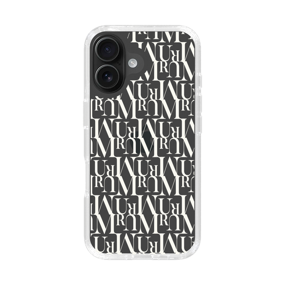 Slim Protection Case［ MURUA - Monogram - White ］