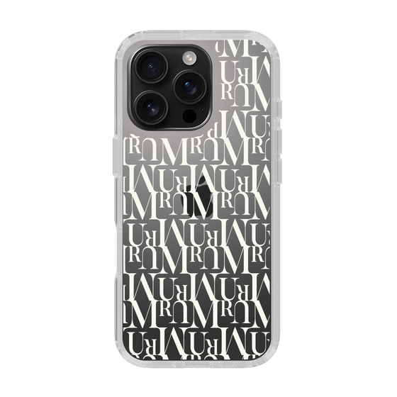 Slim Protection Case［ MURUA - Monogram - White ］