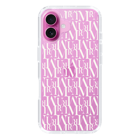 Slim Protection Case［ MURUA - Monogram - White ］