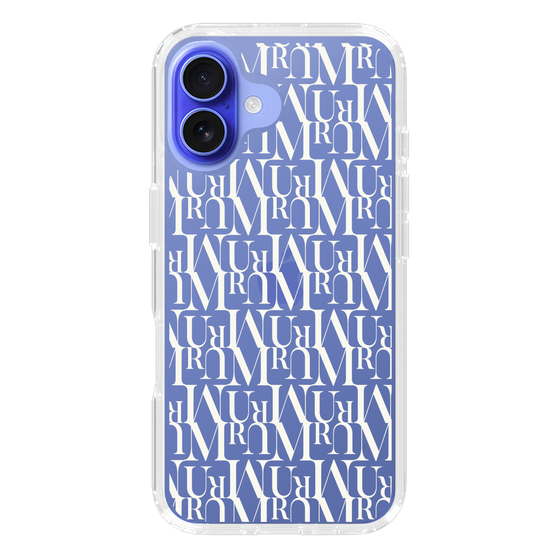 Slim Protection Case［ MURUA - Monogram - White ］