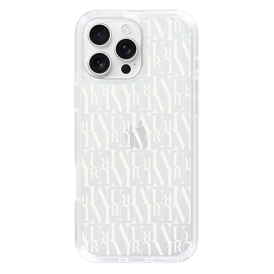 Slim Protection Case［ MURUA - Monogram - White ］