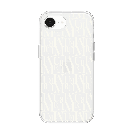 Slim Protection Case［ MURUA - Monogram - White ］