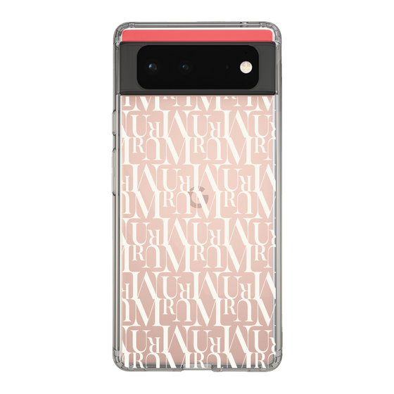 Slim Protection Case［ MURUA - Monogram - White ］