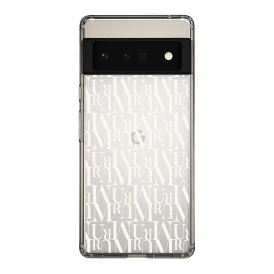 Slim Protection Case［ MURUA - Monogram - White ］