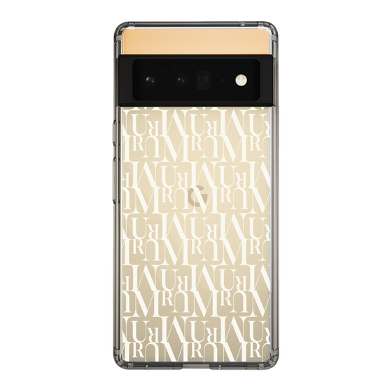 Slim Protection Case［ MURUA - Monogram - White ］