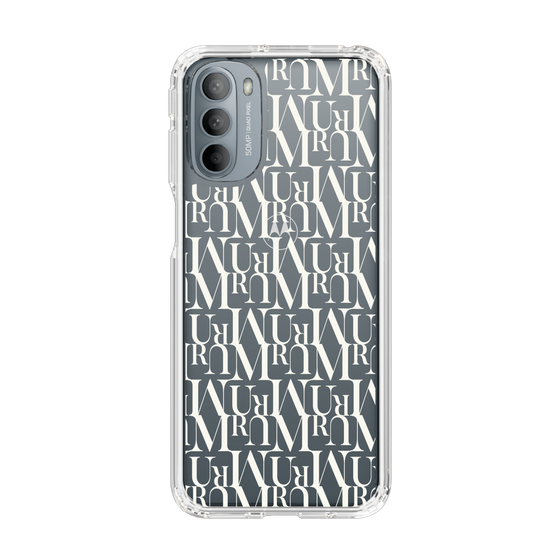 Slim Protection Case［ MURUA - Monogram - White ］