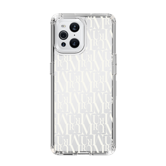 Slim Protection Case［ MURUA - Monogram - White ］