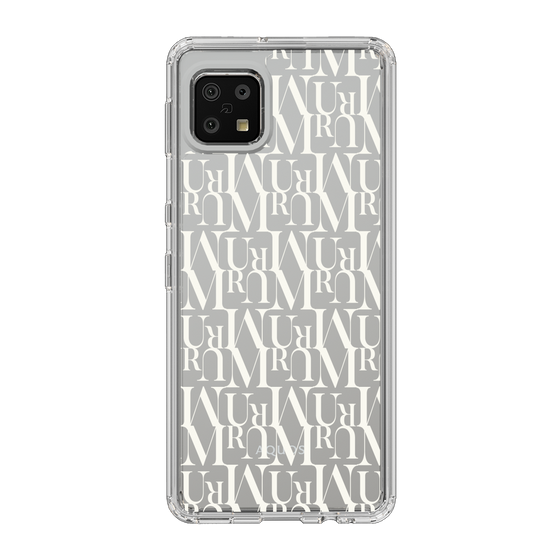 Slim Protection Case［ MURUA - Monogram - White ］