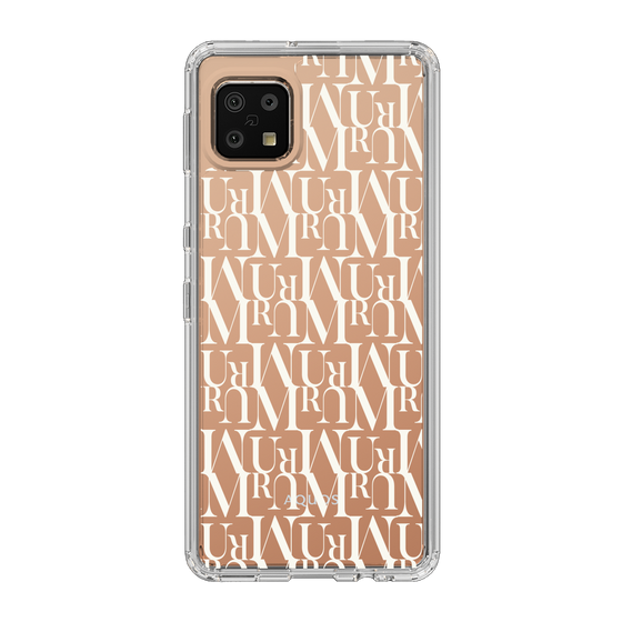 Slim Protection Case［ MURUA - Monogram - White ］