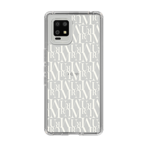 Slim Protection Case［ MURUA - Monogram - White ］
