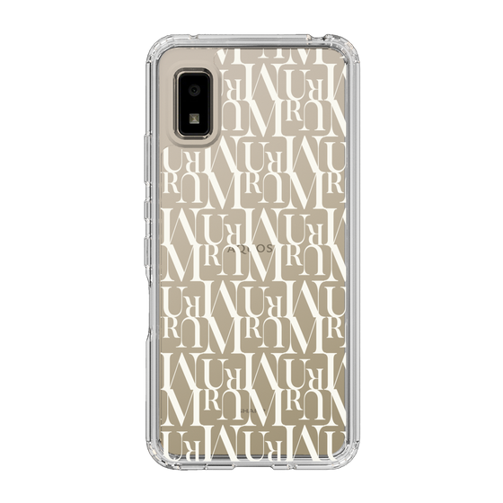 Slim Protection Case［ MURUA - Monogram - White ］
