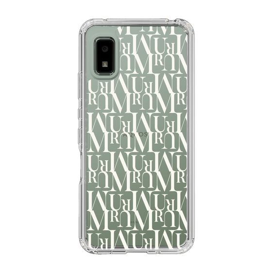 Slim Protection Case［ MURUA - Monogram - White ］