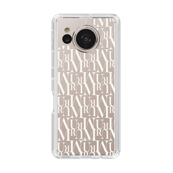 Slim Protection Case［ MURUA - Monogram - White ］